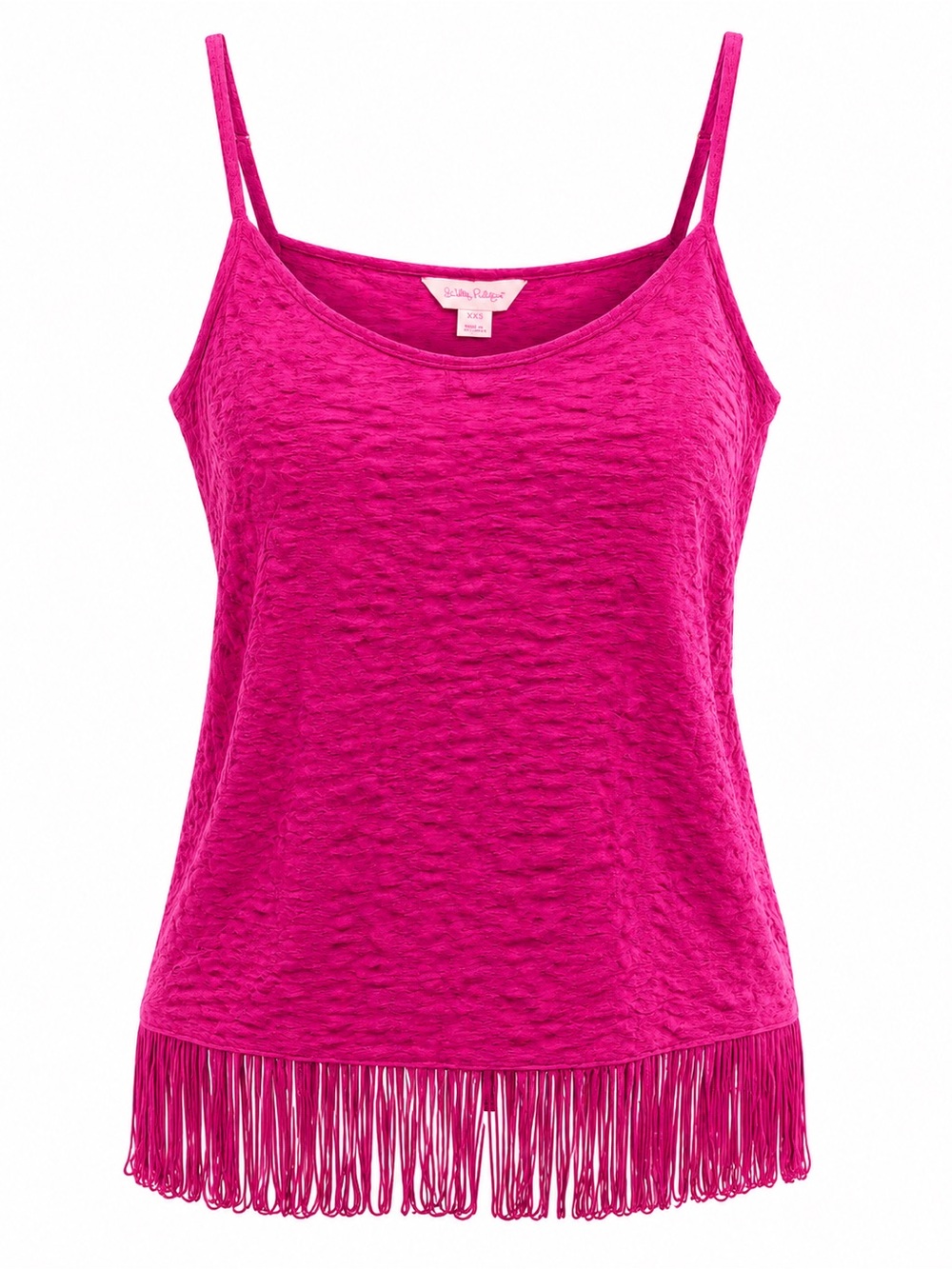 Lilly Pulitzer Hot Pink Fringe Camisole